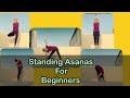 Power Yoga | Hatha Yoga | 5 Standing Yoga Asanas For Beginners | Online Yoga Classes | Happy Yoga |