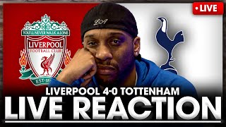 LIVE MATCH REACTION Liverpool Vs Tottenham • Carabao Cup Semi Final @spurskingstv