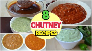 8 Types Of Chutney \u0026  Sauces (RAMADAN SPECIAL) by YES I CAN COOK