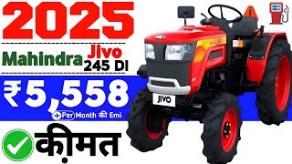 Mahindra jivo 245 di 4wd new model 2025😘On road💣downpayment💯10%फाईनैन्श🔥6 सालो की Emi ₹ 5 हज़ार 558/