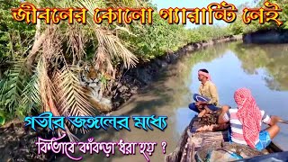 সুন্দরবনের গভীর জঙ্গলে কাঁকড়া সংগ্রহ এবং রান্না খাওয়া// sundarban river fishing and cooking .