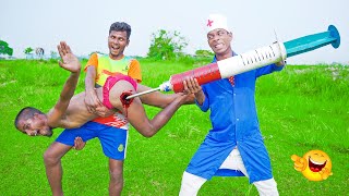 Top Funny Video Best Comedy 2023 Injection Wala Comedy Video Doctor Funny Video Episode By 23