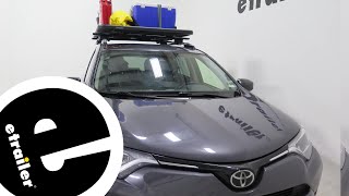 etrailer | Set up: Yakima LockNLoad Platform Rack for Crossbars on a 2017 Toyota RAV4