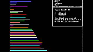 1988 quicksort sonification and visualization