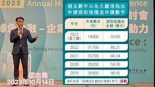 #邵志堯 2023年10月14日  財經新聞解讀 l  香港移民潮未完 l  香港人被教育盡取福利 I  Massive Transformative Purposes l