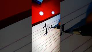 neat and clean brush calligraphy❤️✍️ #calligraphy #shorts #viral #cursive #trending