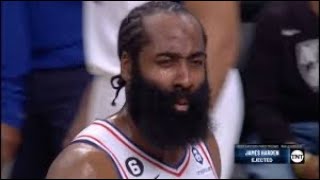 James Harden ejected after hitting Royce O'Neale in the groin