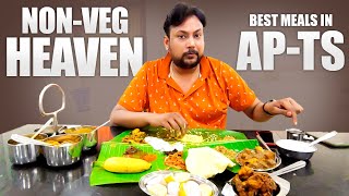 Amazing Non Veg Meals | Best Meals in AP - TS | South Indian Heaven | Best Meals | Street Byte