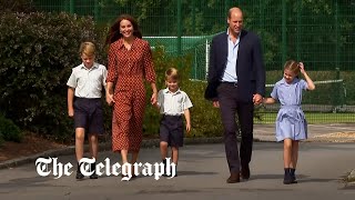 Prince William and Kate drop off Cambridge children for first day at Lambrook School