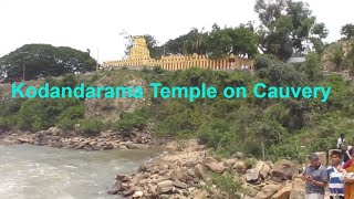 Ancient Sri Kodandarama Temple on Cauvery Falls Chunchanakatte