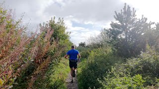 DJI Neo, running 5.5 miles through Woodburn Forest with Jasper.