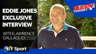 Lawrence Dallaglio meets England head coach Eddie Jones