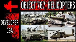 War Thunder - Developer Q\u0026A - Object 787, Helicopter Mechanics