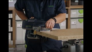 The Festool Edge Bander CONTURO KA 65: mobile edging and final stages