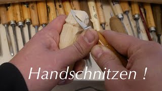 Eine kleine Figur in der Hand selber schnitzen!