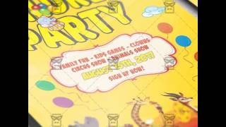 Children Party - Premium A5 Flyer Template
