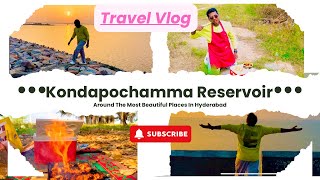 (4K) Kondapochamma sagar reservoir | Best place to getaway with family, friends in Hyderabad #drone