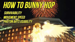 PSO2 NA: How to Bunny Hop - Increase Survivability, Movement Speed and Photon Arts Usability