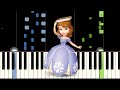 Sofia The First - Theme Song (Piano Tutorial) [Synthesia]