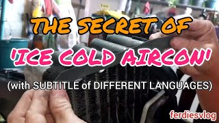 THE SECRET OF 'ICE COLD AIRCON' (with SUBTITLE of DIFFERENT LANGUAGES) | ferdiesvlog