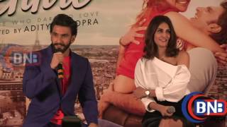 Ranveer Singh , Vaani Kapoor  At You And Me Song Launch Befikre Film, फिल्म बेफिक्रे