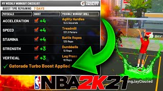 NBA 2K21 GATORADE BOOST *GLITCH* +4 TO ALL PHYSICAL PROFILES!! MAKES ANY BUILD OVERPOWERED PS4/XBOX
