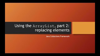 Using ArrayLists in Java, pt 2