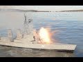 R/C Boat's Rocket Attack Backfires R/C Boat's Rocket Attack Backfires