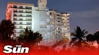 Horror 911 calls from Miami condo collapse are released as death toll hits 97