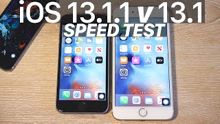 iOS 13.1.1 vs. iOS 13.1 : SPEED Test + Benchmark! Which is FASTER? #iOS #iOS1311 #iOS131