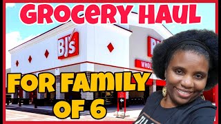 Grocery Haul For Family of 6