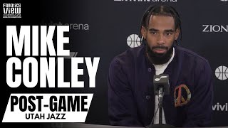 Mike Conley Reacts to Utah Loss vs. Memphis, Backs Donovan Mitchell as "Our Guy" | Post-Game