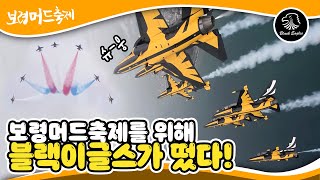 [제24회 온앤오프 보령머드축제] 대천해수욕장에 블랙이글스가 뜬다!