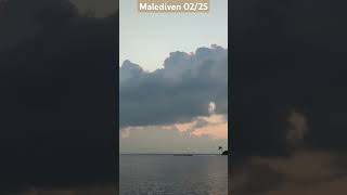 Sunset Malediven 2025 #beautiful #travel #beach #sunset #sun #urlaub #vacation#sonnenuntergang