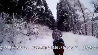 雪の高森山外乗。騎乗者目線で冬の外乗気分を体感。