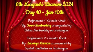 Jan 10 - Margazhi Utsavam