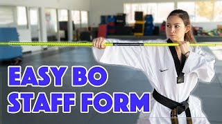 Bo Staff Beginner Combination Form | Learn Martial Arts