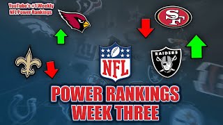 NFL Week 3 Power Rankings! | Injuries Upon Injuries! Is Drew Brees Washed?