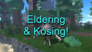 Roblox Dinosaur Simulator - Eldering \u0026 Kosing As Fasolatherium! (Faso Vs. MEGA!)