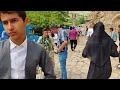 walking tour in palangan kurdistan. iran