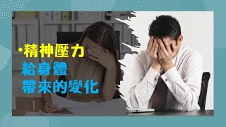 【精神壓力大 怎麼辦？】精神 壓力給身體 帶來的傷害！