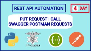 Day 4 PUT REQUEST CALL SWAGGER POSTMAN REQUESTS PYTHON API AUTOMATION #tutorial #apitesting #python