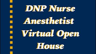 2024 DNP Nurse Anesthetist Info Session | WVU School of Nursing