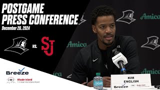 12.20.24 Providence MBB vs. St. John's Postgame Press Conference