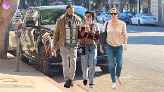 Ben Affleck Enjoys a Walk with His Cheerful Middle Child Fin, After FBI Drone Investigation LA Fires