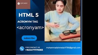 Acronym & Abbr tag | Web Development Tutorials For Beginners /Code Master//Ahmed ch