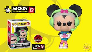 GameStop Exclusive Gamer Mickey and Gamer Minnie Pop!s!