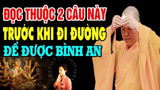 Đọc 2 Câu Này Trước Khi Đi Đường Để Được Bình An - Thầy Thích Đạo Thịnh