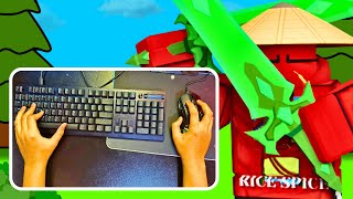 The *MOST INSANE* Handcam TRYHARD! (Roblox Bedwars)