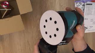 UNBOXING Makita DBO180Z Body Only Cordless 18 V Li-ion LXT Random Orbit Sander, - Bob The Tool Man